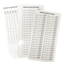 Stiletto Präzisions-Lineal-Aufkleber Set